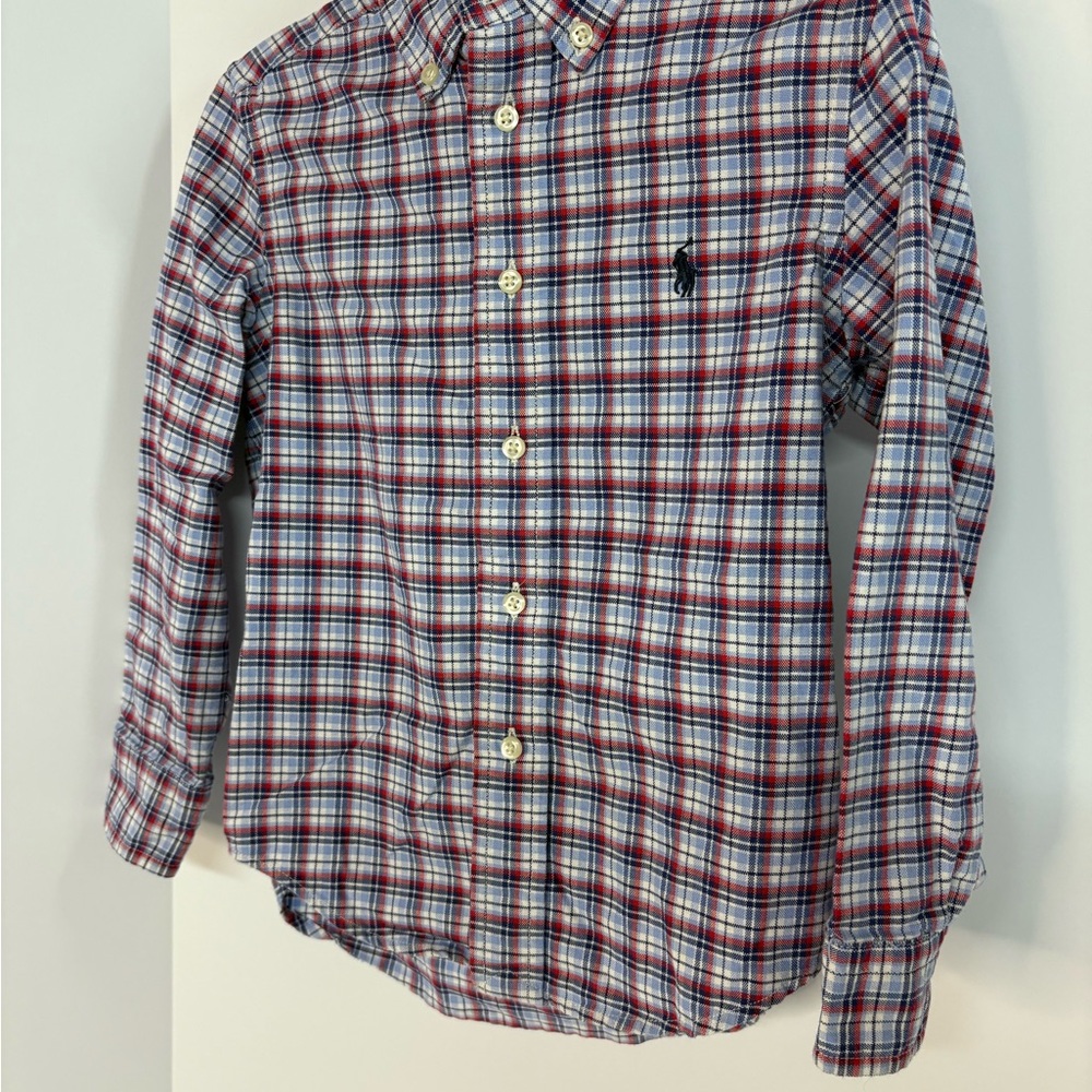 Polo by Ralph Lauren Kids Plaid Shirt - Red, Blue, White